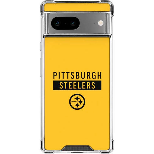 NFL Pittsburgh Steelers Yellow Performance Series Google Pixel 8 Clear Case